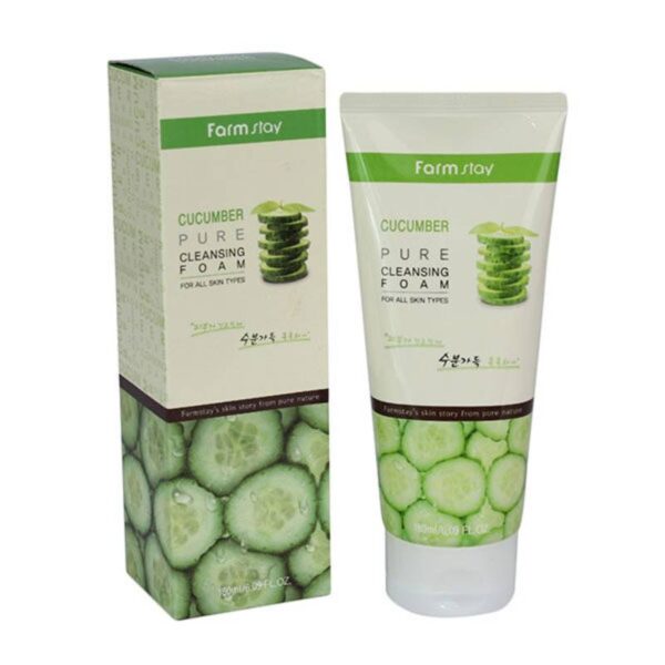 Farm stay Cucumber Pure Cleansing Foam (for All Skin Types)