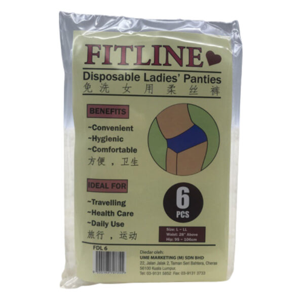 Fresh Dew Fitline Disposable Size L-LL Panties