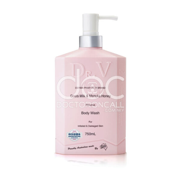 Dr. V Eczema body wash - Goat Milk & Honey