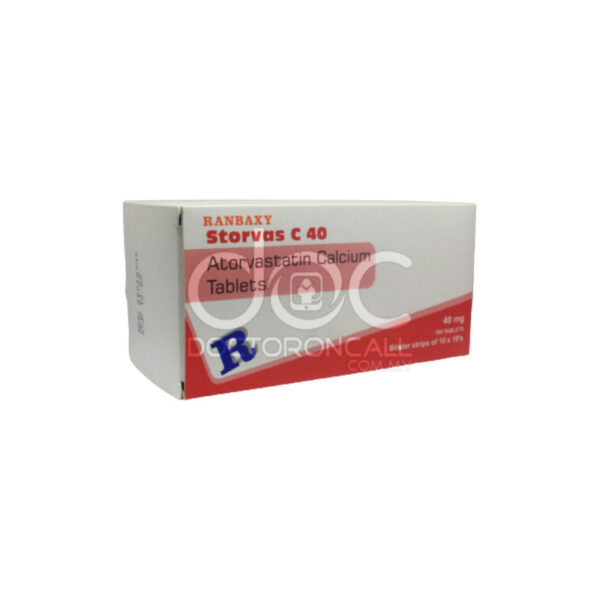 Ranbaxy Storvas C 40mg Tablet