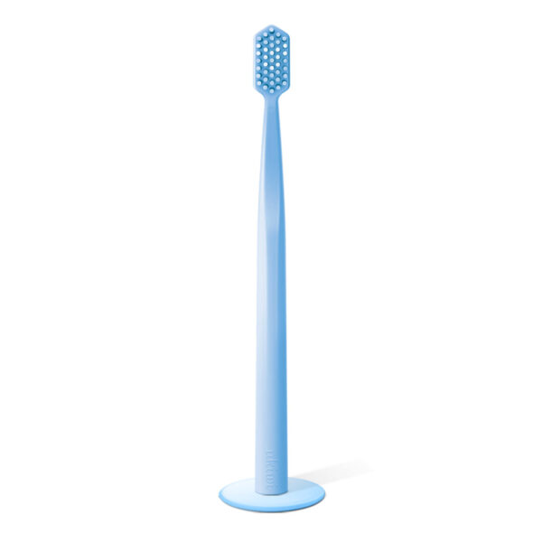 Ukiwi Natural Oral Care Macaron Ultra Wide Toothbrush (Blueberry) Blue