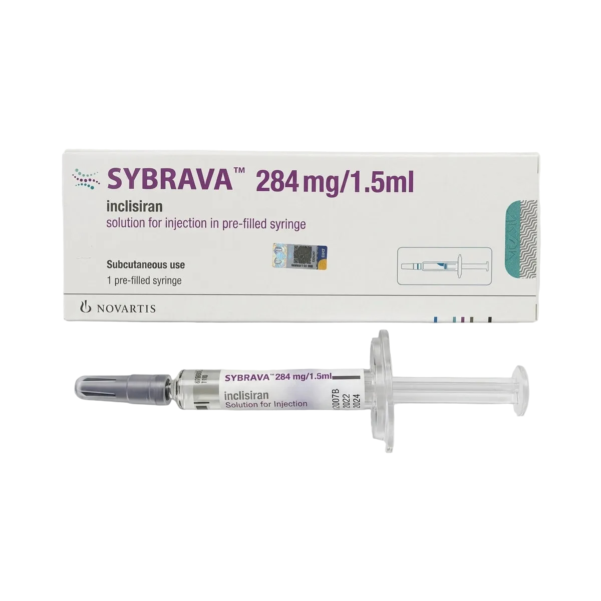 Jeringa precargada Sybrava 284 mg/1,5 ml